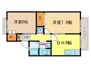 ドエル上桂の物件間取画像